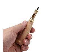 CHICIRIS Punch à Trou de Cuir Automatique Punch Outil Rotatif Durable pour le Poinçonnage Artisanal, pour les Artisans de Sculpture en Cuir en Cuivre Pur, Bois Massif pour la Couture et le Traitement