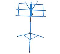 CHICIRIS Pupitre en Métal, Hauteur Réglable de 21,2 à 53,1 Pouces, Support de Feuille Pliable Portable avec Sac de Transport, Surface de 18,8 X 11,8 Pouces (BLUE)