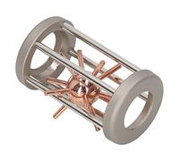 CHICIRIS Puzzle à Boules à Pointes Piégées, Jouet de Déverrouillage en | Balle de Puzzle pour la Pensée Critique, Finition Lisse, Jeu de Bureau Portable, 3 X 1,7 Pouces