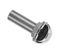 CHICIRIS Raccord Traversant Droit 316L INOX, Embout cannelé 26mm pour Coque