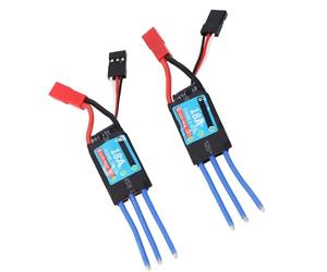 CHICIRIS RC Car Brushless ESC, 18A Protection Multiple Contrôleur de Vitesse électronique avec compatibilité, Assurance de sécurité et Paramètres Clés pour 1/24 1/28 RC Boat, matériau: électronique