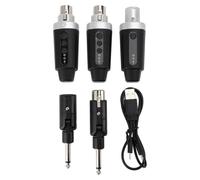 CHICIRIS Récepteur D'émetteur de Microphone, Système D'adaptateur MIC UHF avec Une Télécommande à 8 Niveaux et Une Interface de Type C, Une Plage de 30 à 50 M pour Les Mélangeurs MICS