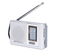 CHICIRIS Récepteur Portable Radio AM FM, Mini Radio à Piles avec (BC-R2011) | Conception Compacte pour une Utilisation Intérieure et Extérieure, Longue Durée de Lecture avec 2 Piles AA, Résistante aux