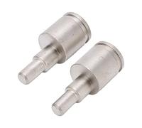 CHICIRIS Réducteur D'entrée D'ampli Haute Puissance en Laiton nickelé pour la Transmission de qualité Sonore de Voiture Adaptateur 2 Pièces Calibre 0 à Calibre 4