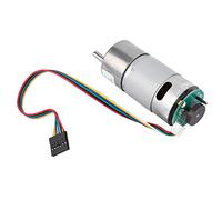 CHICIRIS Réduction de Vitesse du Grand Moteur à Roue de Torsion avec Codeur pour Les Appareils Intelligents - Tout Matériau Métallique (6v, Vitesse 400)