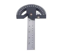 CHICIRIS Règle D'angle pour le Travail du Bois, Rapporteur de Scie à Onglet ABS avec échelle Précise pour la Mesure des Bords et le Traçage (8 pouces)