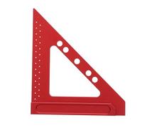 CHICIRIS Règle Triangulaire et Fixateur en Alliage D'aluminium pour un Traçage Précis au Bureau et au Travail du Bois, Idéal pour les étudiants