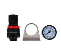 CHICIRIS Régulateur de Compresseur D'air, Vanne de Contrôle de Manomètre avec Plage 0-0,9 MPa 145 Psi pour Compresseurs Pneumatiques de Garage Automobile