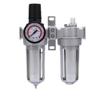 CHICIRIS Régulateur de Filtre à Air 1/2 Pouce, Séparateur D’eau et D’huile avec Corps en Alliage ’aluminium, Purge Semi-automatique, pour Compresseur ’outils Pneumatiques