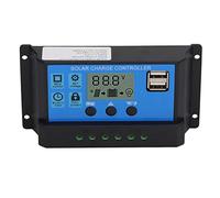 CHICIRIS Régulateur Photovoltaïque PWM, Protection de Circuit, Contrôleur de Charge Solaire, écran LCD, Photovoltaïque étanche (80A)