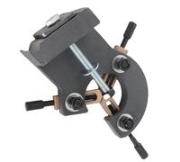 CHICIRIS Repose Stable pour Tour à Bois, Mini Stabilisateur de Tour Robuste en Alliage D'aluminium, Fer et Cuivre pour Pièces Plus Longues, avec 3 Supports Réglables, pour Mini Tours