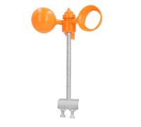 CHICIRIS Répulsif Réfléchissant Contre Les Oiseaux, alimenté par Le Vent, pour Usage Extérieur, Poteau de Base en Fer ABS écologique de 200mm pour Les Jardins