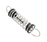 CHICIRIS Ressorts D'amarrage de Ligne de Quai 6x300mm, Ressorts D'amarrage de Bateau en Acier Inoxydable 304 Absorbant Les Chocs pour Bateau, Corde, Chaînes, Sac de Sable, Hamac