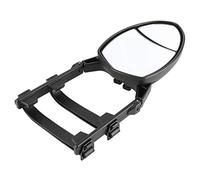 CHICIRIS Rétroviseurs de Remorquage, Clip Réglable Universel de Remorquage à Double Vue sur le Rétroviseur Ovale Latéral 7,5x5,5 Pouces avec Grand Plat et Petit Convexe