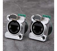 CHICIRIS RJ45 Agent de Protection Contre Les Incendies avec Un Matériau Isolat à Long Terme pour Les Amateurs de Réseautage - 2pcs RJ45 PCB Panneau pour la Configuration du Bureau à Domicile
