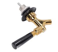 CHICIRIS Robinet à Bière en Laiton, Robinet de Fût Non Réglable en Acier Inoxydable avec Long Bec et Intérieur émaillé pour la Bière Pression dans les Bars, Restaurants et hôtels.