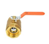 CHICIRIS Robinet à Bille à Filetage en Laiton 2 "DN50, Vanne D'arrêt Durable pour Eau, Pétrole, Gaz, Laiton quantité: 1