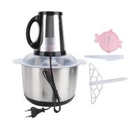 CHICIRIS Robot Culinaire, Moteur en Cuivre Haute efficacité 500 W, Hachoir à Viande électrique et Hachoir à Légumes en Acier Inoxydable SUS 5 L, avec Conception Compacte pour un Usage (Prise UE 220V)