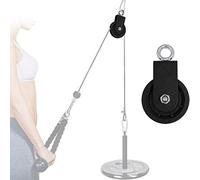 CHICIRIS Roue de Poulie à Roulement de Musculation à Rotation à 360 Degrés, Matériau Durable, Rouleaux Lisses, Idéale pour la Salle de Sport à Domicile et les Entraînements en Intérieur (Comme montré)