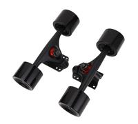 CHICIRIS Roues de Skate de Skate 2pcs 7 Pouces 65x51mm en Aluminium en Alliage de Roues de Pièces avec à Haute Performance pour Planche de Danse Longboard Road Board