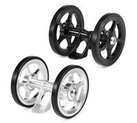 CHICIRIS Rouleau à Vélos Roule de Remplacement Roue Roue Facile pour Le Vélo de Pliage avec Alliage en Aluminium et Garde-Boue en Caoutchouc monté Léger 60x65 Mm