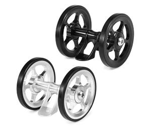 CHICIRIS Rouleau à Vélos Roule de Remplacement Roue Roue Facile pour Le Vélo de Pliage avec Alliage en Aluminium et Garde-Boue en Caoutchouc monté Léger 60x65 Mm