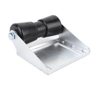 CHICIRIS Rouleaux de Remorque de Bateau de 8 Pouces avec Support, Acier galvanisé et Caoutchouc pour Remorque de Bateau, Kit D'assemblage de Support avec Arbre et Supports