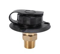 CHICIRIS RV Entrée en Laiton RV Point de Connexion à Eau Entrée d'eau Douce avec Une Vanne Anti-Reflux 1/2 NPT Filet pour Motorhome Trailer Marine Systems