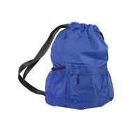 CHICIRIS Sac à Dos à Cordon étanche, Sac de Sport de Grande capacité avec Séparation Sèche et Humide avec Compartiment à Chaussures, de Voyage Léger pour la Plage de Natation Noir (M)