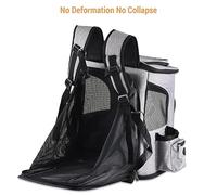 CHICIRIS Sac à Dos de Porte-Chats Respirants, Porte-Avions Stables et Pratique avec Une Conception de Bandoulière renforcé pour Les Petits Chiens de Chats Moyens, la Conception Ventilée et Le Coussin