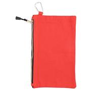 CHICIRIS Sac à Glissière Fiable de Zipper en Métal en Toile Portable pour Voyages, Besoins des Artistes - Matériau en Toile (Orange)