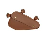 CHICIRIS Sac à Ossature de Vélo avec Conception de Bord étroite, Sangles Réglables, Conception de Fermeture en Métal, Grande capacité pour les Déplacements Faciles, Idéal pour les Cyclistes (Brun 682)