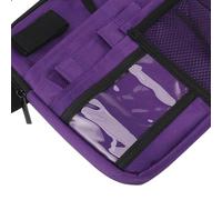 CHICIRIS Sac Banane D'infirmière, Organisateur D'outils Portable Multi-Compartiments pour Le Personnel Hospitalier, Tissu Oxford 1 unité (Purple)