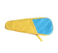 CHICIRIS Sac pour ukulélé, Tissu Oxford avec Rembourrage en Coton perlé, Bandoulière Réglable pour Ukulélés Soprano et Concert de 26 et 27 Pouces (YELLOW)