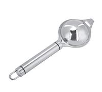 CHICIRIS Séparateur D'œufs en Acier Inoxydable, Séparateur de Jaune D'œuf et de Blanc, Outil de Cuisine avec Trou de Suspension et Conception de Fissuration des œufs, pour Filtrer les