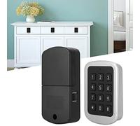 CHICIRIS Serrure à Code électronique, Serrure à Mot de Passe Sécurisée | Matériau ABS durable, rigide, résistant à la rouille, installation facile, convient aux tiroirs, armoires et armoires.