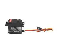 CHICIRIS Servomoteur, Servo Numérique Ajustement pour Traxxas RC Crawler Car Truck Boat Robot DIY High Torsion 180 Degrés Angle d'angle de Rotation en Aluminium (30KG)