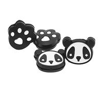 CHICIRIS Silencieux de Raquette de Tennis Facile à Installer Réduction d'amplitude Raquette de Tennis Raquette de Tennis d'entraînement (Panda et Forme de Griffe)