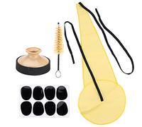 CHICIRIS SLADE Kit D'accessoires 4 en 1 pour Saxophone Alto, Chiffon de Nettoyage, Brosse Muette, avec Chiffon Doux Imperméable et Brosse en Poils de Porc Naturels