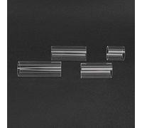 CHICIRIS Slide de Guitare, Barre de Son Clair en Verre Transparent avec Surface Lisse et Brillante pour Guitare électrique et Basse à Cordes (1 jeu)