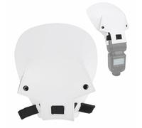 CHICIRIS Softbox Universal Softbox Arc Shape Flash Reflector pour la Caméra Efficacité Réfléchissante élevée Matériau PU Blanc