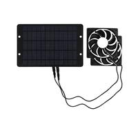 CHICIRIS Solar Powered Exhaust Fan Kit High Efficiency Dual Fans for