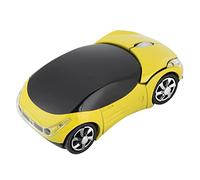 CHICIRIS Souris Créative, Souris de Voiture pour Ordinateur Optique 1600 DPI pour Bureau de Jeu PC/Tablette (Yellow)