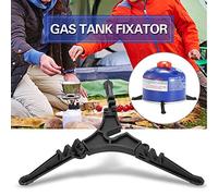 CHICIRIS Stabilisateur de Bidon, Support de Poêle en Nylon pour Bidon de Gaz, Support de Trépied Pliable 6,8 X 0,7 Pouces, Convient aux Réservoirs Longs et Plats pour le Camping, la Randonnée et la