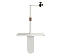 CHICIRIS Stand de Projecteur Rotatif à 360 Degrés sans Installation de Forage Stand Projecteur de Hauteur Réglable pour Home Cinéma, Réunions d'affaires (White)