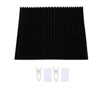 CHICIRIS Stores de Fenêtre pour Camping-Car, Tissu Non tissé Occultant, Adhésif sans Perçage, 90 X 180 Cm, avec Ruban de Fixation pour Caravane (Black)