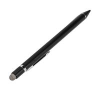 CHICIRIS Stylet Actif avec Pointe Fine pour une Utilisation Précise (BLACK) | Alliage d\'aluminium fin, compatible avec les appareils tactiles, aucun couplage requis