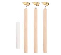 CHICIRIS Stylo de Peinture à Lignes Fines, Applicateur de Peinture Fluide en Bois de Cuivre à Pointe Ultra Fine de 0,3 Mm avec une Largeur de Ligne Constante, pour Tissu, Bois, Métal,
