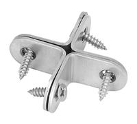 CHICIRIS Support de 90 Degrés avec Kit de Jeu de Vis, Attelle D'angle Durable pour les Placards, Accolade en L Facile à Installer, Idéal pour Divers Besoins de Travail
