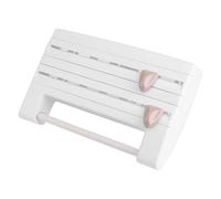 CHICIRIS Support de Film Alimentaire de Cuisine Précis, Support de Rangement Moderne et Pratique, Coupeur pour une Prise Facile et une Sûre pour la Cuisine à Domicile (WHITE)